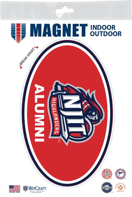 New Jersey Institute of Technology 3.5x5.5 Macot Alumni Magnet