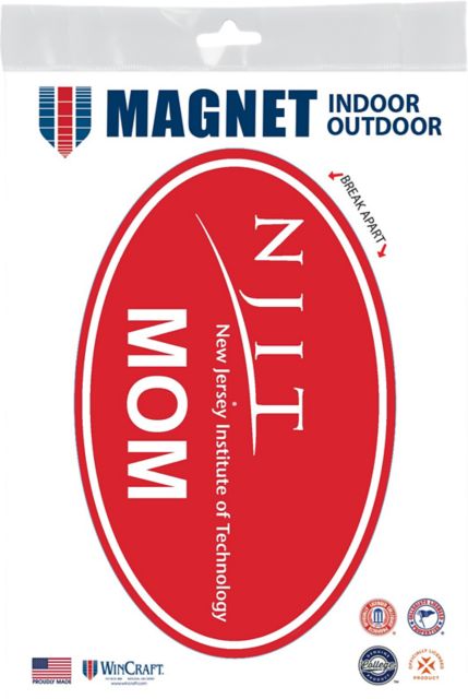 New Jersey Institute of Technology Mom 3.5 x 5.5 Oval Magnet