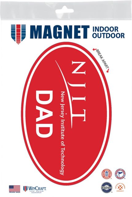 New Jersey Institute of Technology Dad 3.5 x 5.5 Oval Magnet