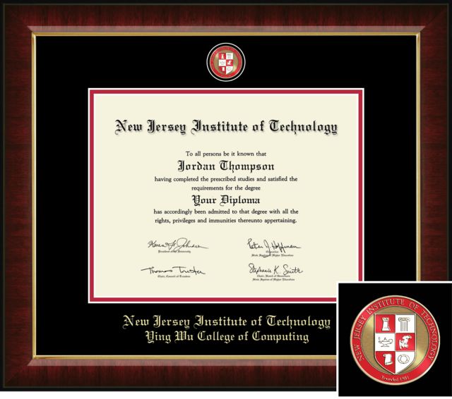 Church Hill Classics Masterpiece Diploma Frame. Ying Wu College of Computing - ONLINE ONLY