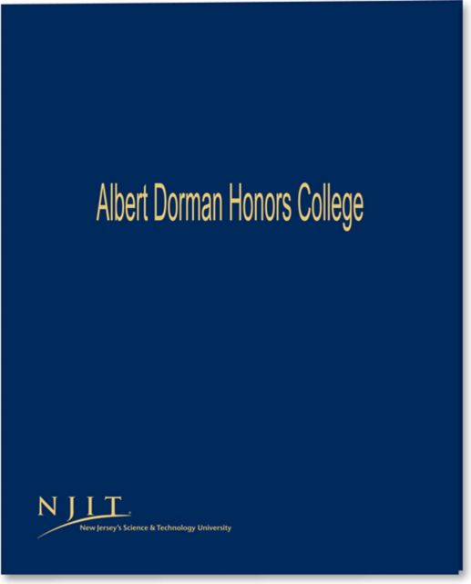 New Jersey Institute of Technology 2 Pocket Laminated Folder