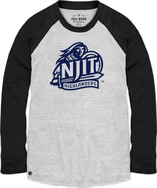 New Jersey Institute of Technology Tri-Blend Long Sleeve Baseball T-Shirt