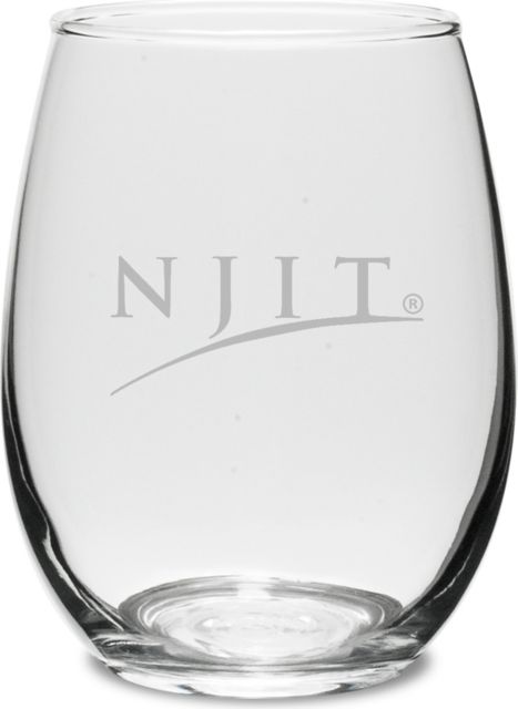 New Jersey Institute of Technology 15 oz. Stemless Wine Glass