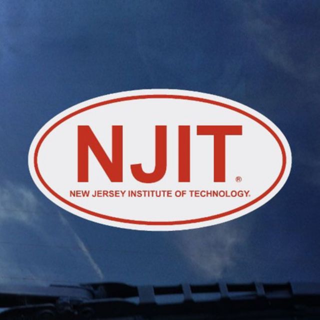 New Jersey Institute of Technology Oval Decal