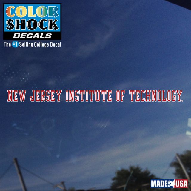 New Jersey Institute of Technology Strip Decal