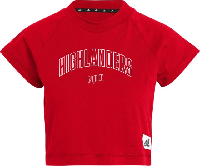 New Jersey Institute of Technology Women's Cropped Highlanders Short Sleeve T-Shirt