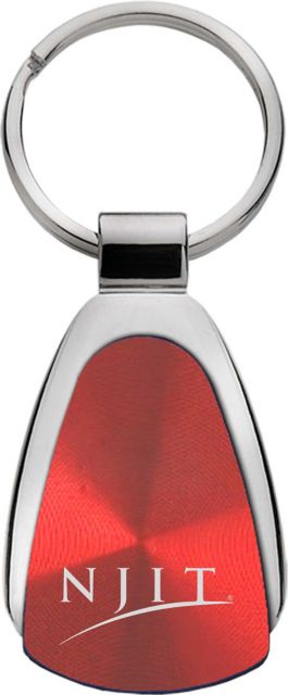 New Jersey Institute of Technology Teardrop Keychain