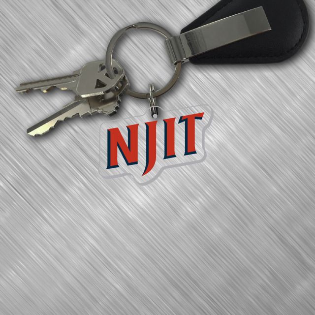 New Jersey Institute of Technology Acrylic Laser Cut Keychain