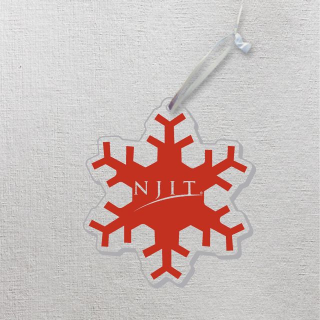 New Jersey Institute of Technology 3'' x 4'' Etched Plexiglass Ornament