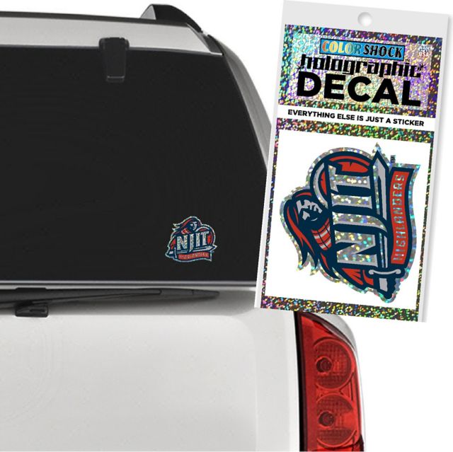 New Jersey Institute of Technology Highlanders Hologram Decal