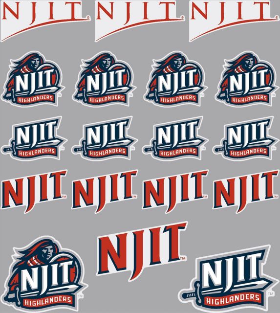 New Jersey Institute of Technology Highlanders Sticker Sheet