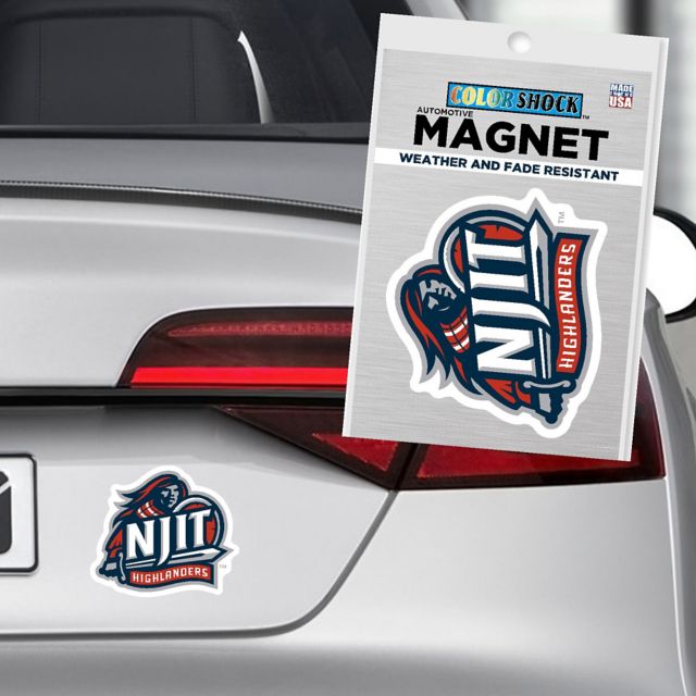 New Jersey Institute of Technology Highlanders 4" x 4" Magnet