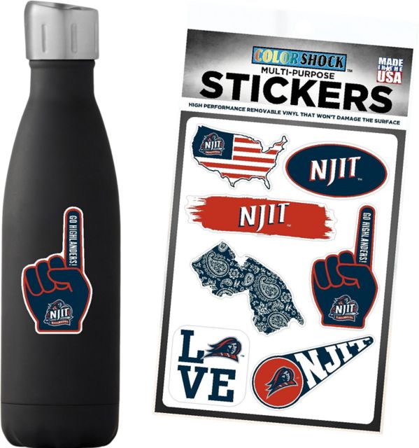 New Jersey Institute of Technology 7.5'' x 7.5'' Sticker Sheet