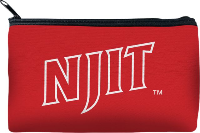New Jersey Institute of Technology Highlanders Neoprene Zipper Pouch