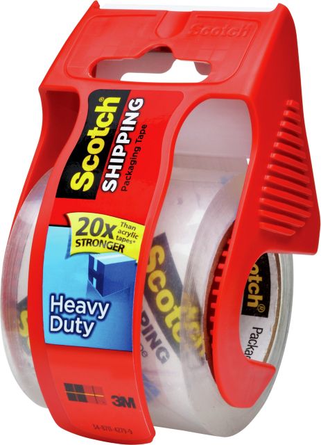 PKG TAPE 2"x800" CLR W/DISPENS