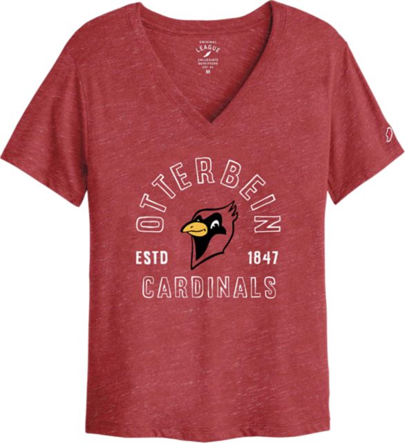  Otterbein University Official Cardinals Unisex Adult  Long-Sleeve T Shirt,Athletic Heather, Small : Sports & Outdoors