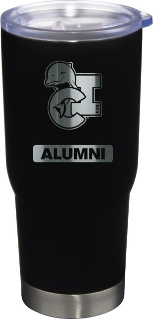 22 oz Matte Black Stainless Steel Tumbler Alumni