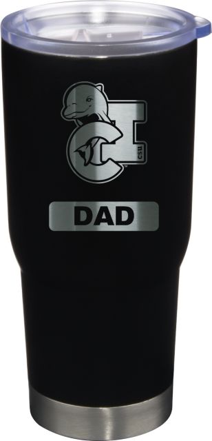 22 oz Matte Black Stainless Steel Tumbler Dad