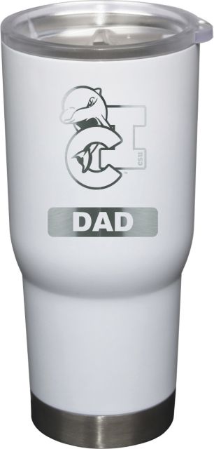 22 oz White Stainless Steel Tumbler Dad