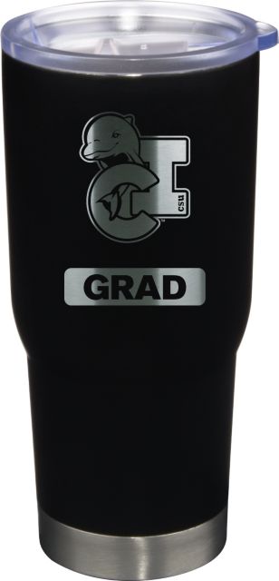 22 oz Matte Black Stainless Steel Tumbler Grad