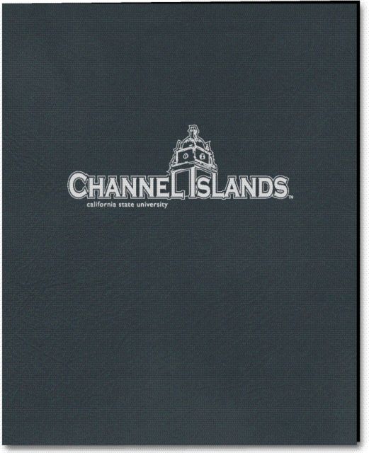 California State University Channel Islands 2 Pocket Leatherette Folder
