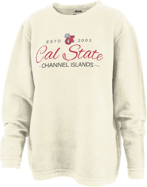 California State University - Channel Islands Dolphins Women's Corduroy Crewneck Sweatshirt