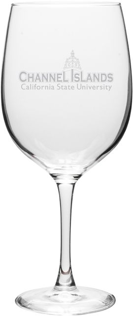 California State University - Channel Islands 19 oz. Wine Glass