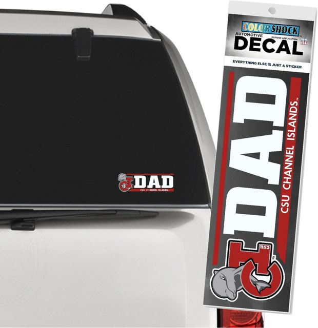 California State University - Channel Islands Dolphins Dad Decal