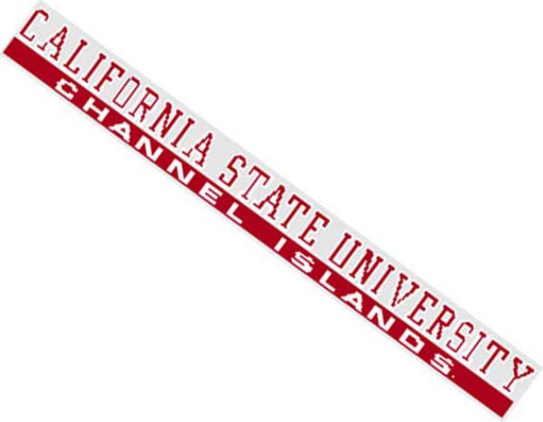 California State University - Channel Islands Strip Decal