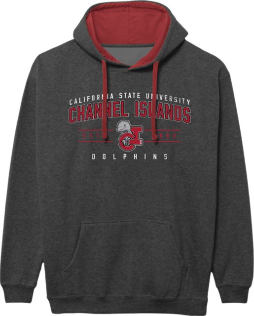 California State University - Channel Islands Dolphins Colorblock Hooded Sweatshirt