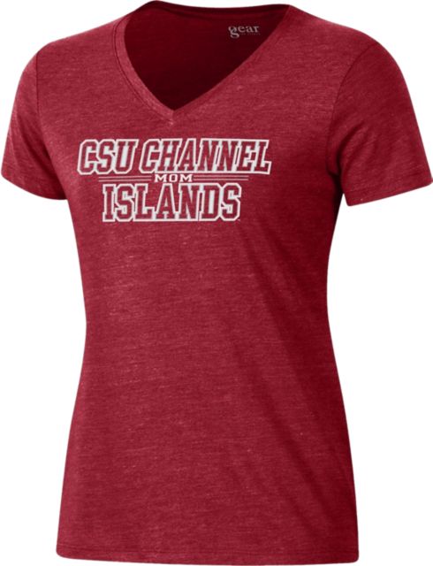 California State University - Channel Islands Women's Mom V-Neck Short Sleeve T-Shirt