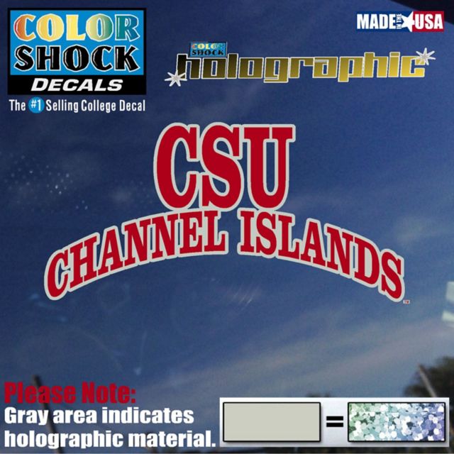 California State University - Channel Islands Decal Hologram Stand