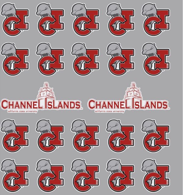 California State University - Channel Islands Dolphins Sticker Sheet