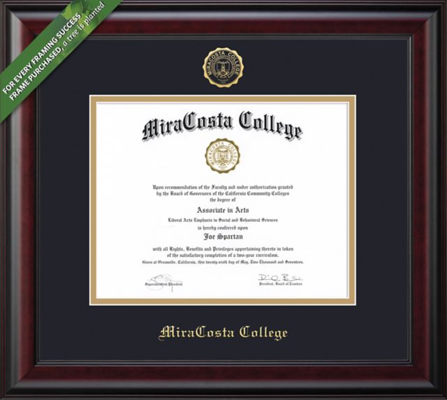 MiraCosta College 7'' x 9'' Classic Diploma Frame