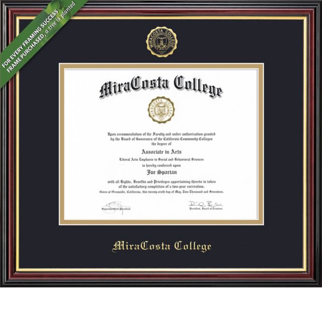 MiraCosta College 7'' x 9'' Academic Diploma Frame