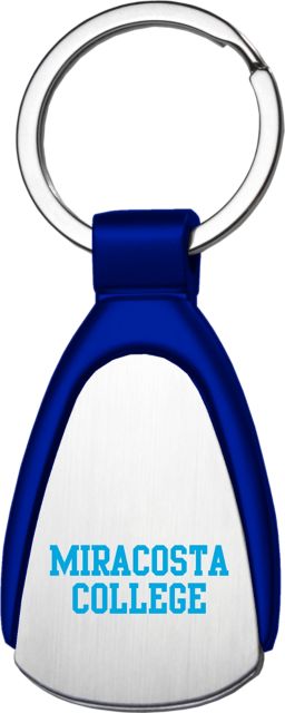 MiraCosta College Tear Drop Key Tag