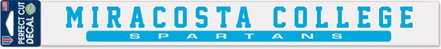 MiraCosta College 3 x 10 Perfect Cut Decal