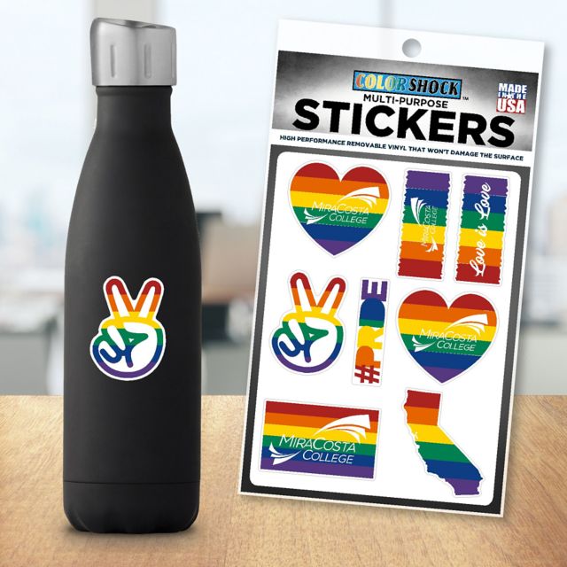 MiraCosta College 7.5'' x 7.5'' Sticker Sheet