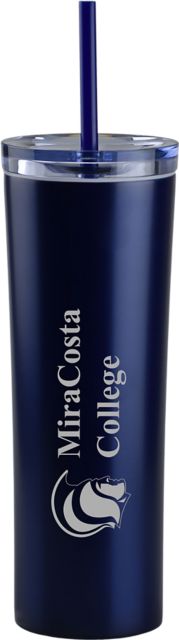 MiraCosta College Spartans 16 oz Tumbler with Straw