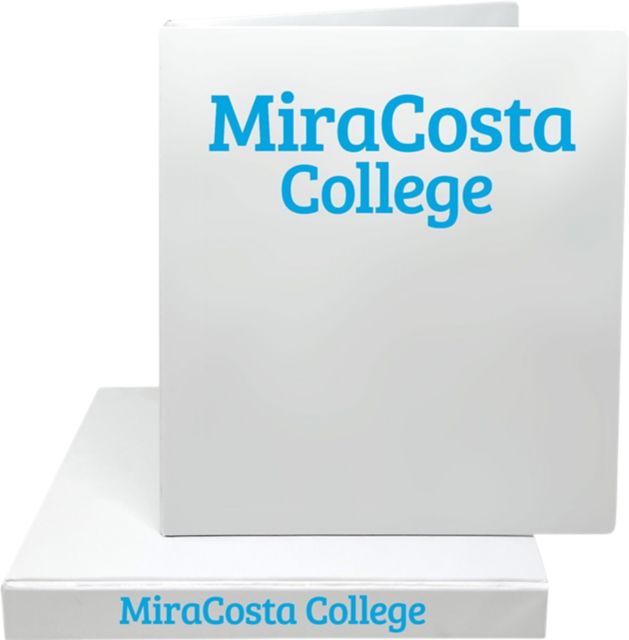 MiraCosta College 1'' Vinyl Binder