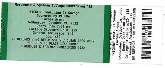 Morehouse & Spelman College Homecoming 2022 WICKED Hip Hop Concert