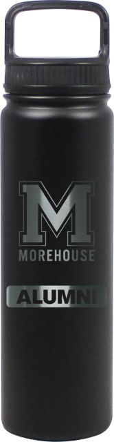 24 oz Matte Black Stainless Steel Water Bottle Alumni