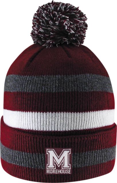 Morehouse College Cuff Pom Knit Hat