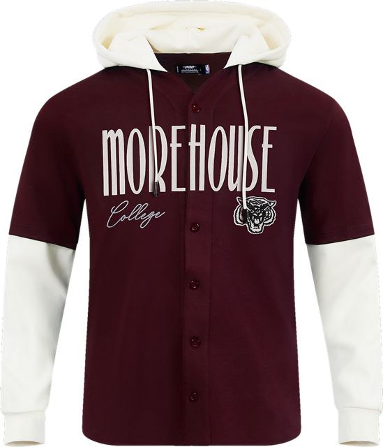 Morehouse College Maroon Tigers OG Player 2Fer Hooded Sweatshirt