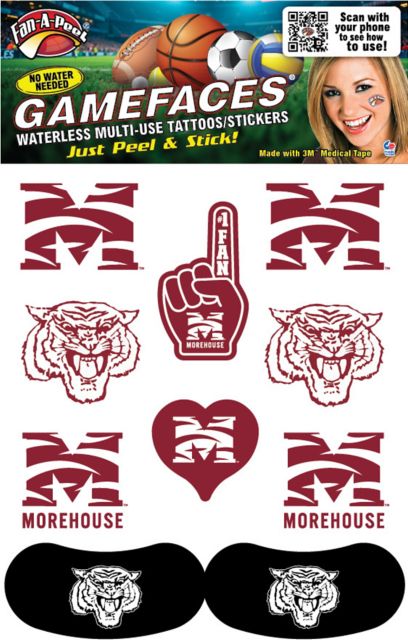 Morehouse College Game Face Tattoos