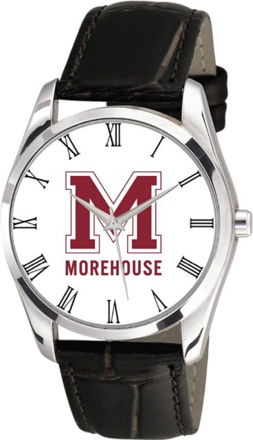 Morehouse College 36mm Men's Leather Watch