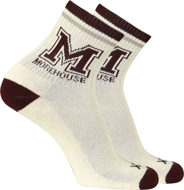 Morehouse College Vintage Quarter Crew Socks