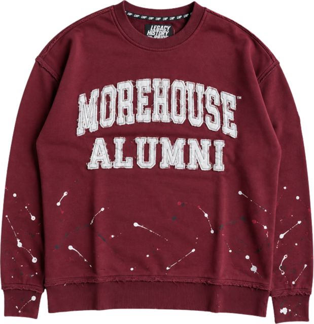 Morehouse College Alumni Splatter Crewneck Sweatshirt