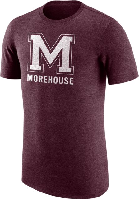 Morehouse College Maroon Tigers Tri-Blend Short Sleeve T-Shirt
