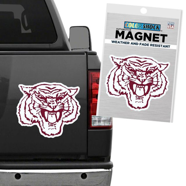 Morehouse College 12x12 Maroon Tigers Magnet